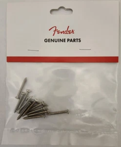 Fender Guitar Nickel Vintage Bass Telecaster Mounting bridge Screws 0015610049 - Picture 1 of 1