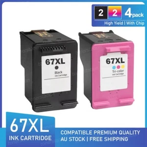 4x Compatible Ink 67XL for HP Envy 6020 6034e 6430e DeskJet 2723 2820 4120 4123 - Picture 1 of 1