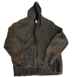 Sean John Hoodie Sweatshirt Jacket Men's Size M Gray Hooded Full Zip - Picture 1 of 10