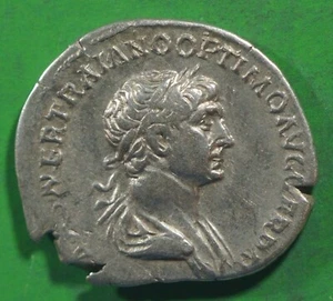 Roman Imperial ar Silver Denarius Coin of Trajan BONUS EVENTUS @0581 - Picture 1 of 3