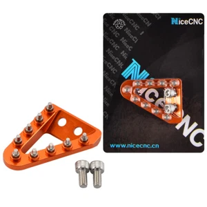 Wide Brake Pedal Lever Tip Plate For KTM 125 250 300-500 XC XCF XCW SX SXF EXC F - Picture 1 of 13