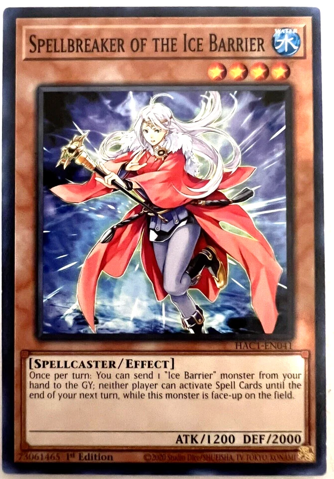 YuGiOh! - Spellbreaker of the Ice Barrier - Common - Image 1 of 1