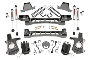 Rough Country 6in Suspension Lift Kit w/V2 Shocks for GM 99-06 1500 PU 2WD - Picture 1 of 4