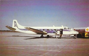 Vintage Airplane Airline Chrome Postcard Air Atonabee Saunders ST-27 C-FFZP - Picture 1 of 2