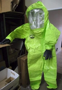 Dupont Tychem TK Commander Level A HazMat Suit TK551 TLV 2X Large 2XL XXL - Picture 1 of 12