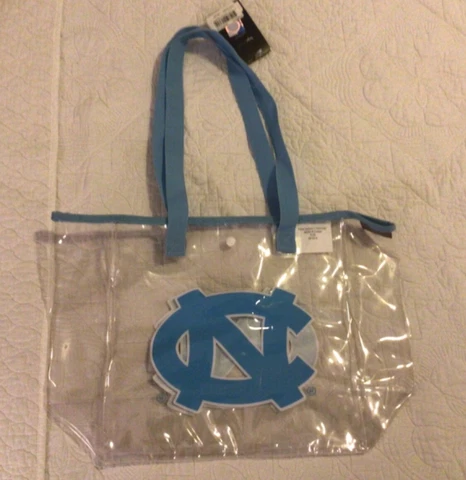North Carolina UNC Tarheels Clear Stadium Tote Bag Cover