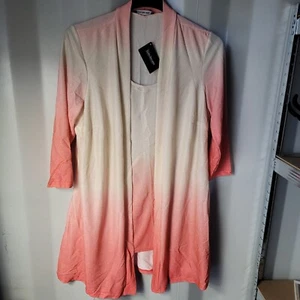 Kaleidoscope Women’s Long Sleeve Blouse UK 16 white/ pink - Picture 1 of 9