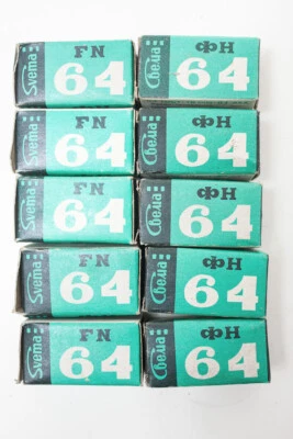 5 rolls 35mm black and white film Svema FN64 (Foto64). Expired. - Image 1 of 3