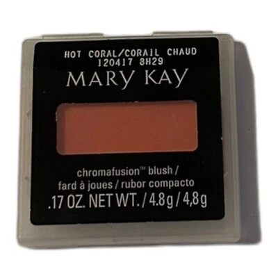 MARY KAY Chromafusion cheek blush Full Size~ HOT CORAL NEW!! - Image 1 of 4