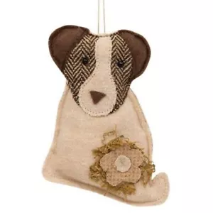 Adorno de tela para perro de granja de campo - Imagen 1 de 1