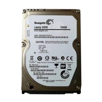 Seagate 750GB ST750LM000 5400RPM SATA 2.5" SSHD Hybrid Hard Disk Drive - Image 1 of 4
