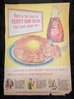 Vintage 1950 Sleepy Hollow syrup ad