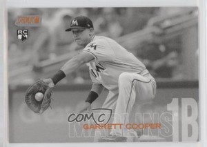 2018 Topps Stadium Club Black and White Garrett Cooper #139 Rookie RC