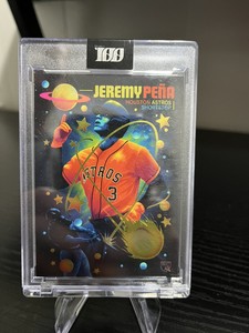 2022 TOPPS PROJECT 100 JEREMY PENA BASE ROOKIE CARD RC # 55 BY ARNO KISS