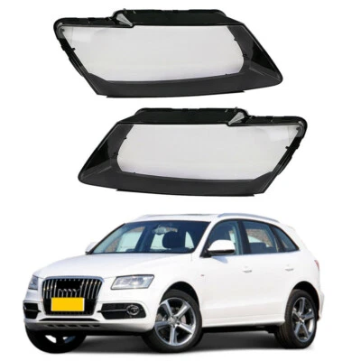 Cristal de faros para Audi Q5 2009-2012 cubierta izquierda derecha Foto 1 de 4