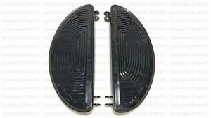 Pair Of Harley Knucklehead Panhead Black Painted Floorboards Fits 1941-1965 - Picture 1 of 2