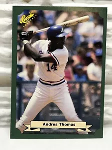 1987 Classic Baseball Board Game #7 Andres Thomas Baseball Card Atlanta Braves - Picture 1 of 2