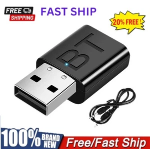2 in 1 USB Bluetooth 5.0 Transmitter & Receivers Audio Adapter for TV/PC/Car✔ - Bild 1 von 17