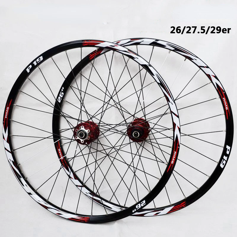 Mountain Fahrrad Rad Set 26/29/27.5er32H Scheibenbremse Zentralbefestigung Qr - Bild 1 von 4