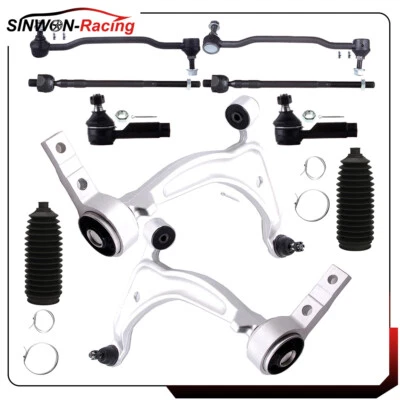 10 piezas para Nissan Máxima 2004-2008 brazo de control inferior rótula piñón fuelle Foto 1 de 4