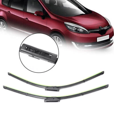 Pair Car Front Window Windshield Wiper Blades For Renault Scenic III/Grand 09-16 - Image 1 of 4