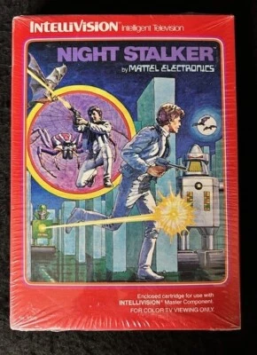 INTELLIVISION NIGHT STALKER GAME - BRAND NEW SEALED-MATTEL-COLLECTORS CONDITION - Image 1 of 2