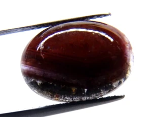 IP19 Super Seven Melodiestein Auralit 23 4,69ct 10x14x4m oval Cabochon Cab - Bild 1 von 3