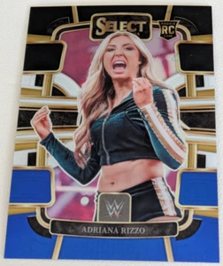 Adriana Rizzo 2024 Panini Select WWE #9 Black & Blue Prizm 399/399 RC Rookie NXT - Foto 1 di 3