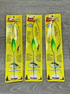 3x Vintage NOS - Northland Rock-Runner Magnum Bottom Bouncer RB10 2oz - GRÜN - Bild 1 von 6