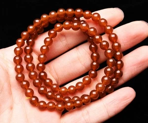 6.4mm Top Quality Natural Yellow Tourmaline Crystal Women Bracelet AAA - Picture 1 of 6