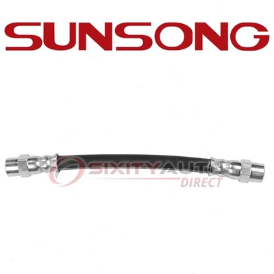 Sunsong Rear Center Brake Hydraulic Hose for 1985-1993 Volkswagen Cabriolet ed - Image 1 of 4