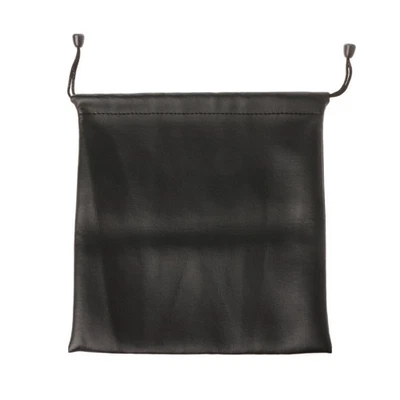 Black Color PU Leather Headphone Protective Case protections Headphone Pouch - Image 1 of 4