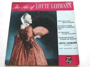 Lotte Lehmann The Art Of Lotte Lehmann EP Philips ABE10233 EX/VG 50er Jahre Bilder s - Bild 1 von 5