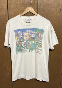 VINTAGE FAO Schwarz Toy Store New York Shirt Erwachsene Größe Large weiß Herren 90er - Bild 1 von 11