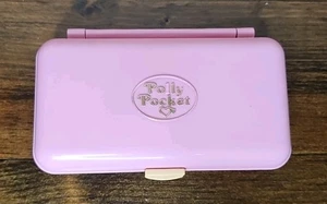 Juego de pelo bonito Polly Pocket 1990 vintage rosa compacto solo juguetes Bluebird  - Imagen 1 de 8
