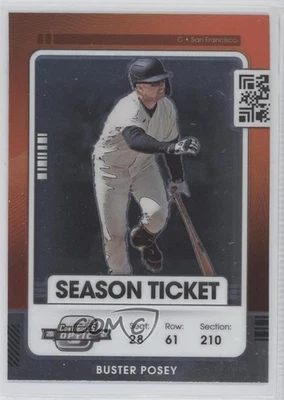 2021 Panini Contenders Optic Buster Posey #34 - Image 1 of 2