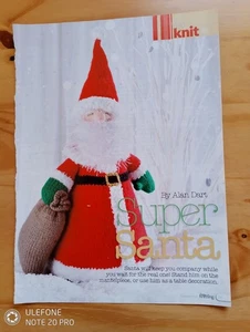 Alan Dart Super Santa Spielzeug/Deko Strickanleitung - Bild 1 von 1