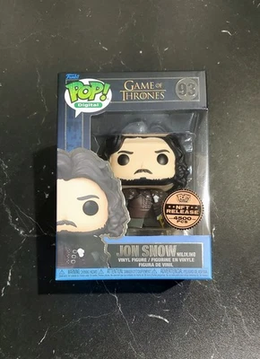 Jon Snow Wildling Funko Pop! digital LE 4500 pcs - Protector Included - Image 1 of 4