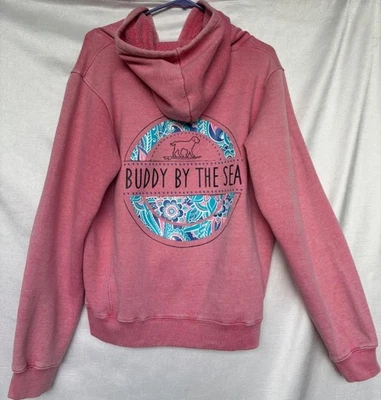 Bodega Bay California Hoodie XL Beach Ocean Dog Buddy By The Sea Sweatshirt NEW - Image 1 of 3