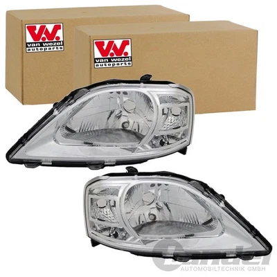 2x VAN WEZEL H4 SCHEINWERFER SET LINKS+RECHTS passend für DACIA LOGAN - Bild 1 von 4