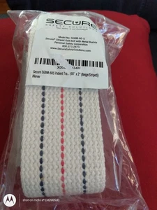 Sicher gestreifter Ganggürtel mit Metallschnalle - Bild 1 von 2