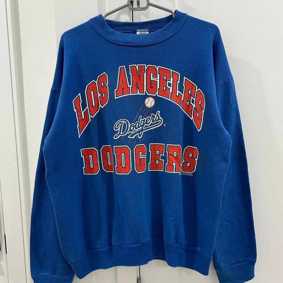 Sudadera vintage 1987 con logotipo de los Dodgers de Los Ángeles cuello redondo VK06890 Foto 1 de 1