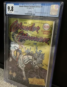 Wonder Woman #1 Facsimile Reprint Foil Variant CGC 9.8 Beautiful! - Picture 1 of 8