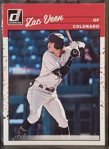 2023 Donruss Retro #254 Zac Veen - Colorado Rockies - Prospect Insert - Foto 1 di 2
