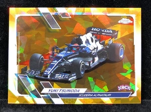 2021 Topps Chrome F1 Sapphire Yuki Tsunoda Rookie Gold /50 #109 RC Alphatauri - Bild 1 von 2