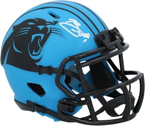 Bryce Young Carolina Panthers Autographed Riddell Rave Speed Mini Helmet - Picture 1 of 3