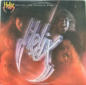 HELIX - Walkin' The Razor's Edge VINYL LP 1984 Capitol DB1 - Picture 1 of 3