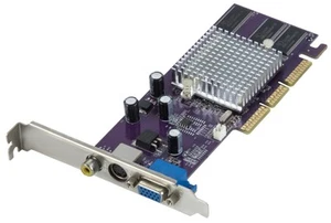 Graphic Card Palit Nvidia GEFORCE4 MX440 8X 64MB DDR AGP - Picture 1 of 2