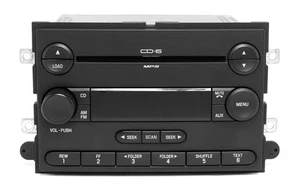 2005 Ford Freestyle AMFM Radio 6 Disc CD Player Bluetooth Upgrade 5F9T-18C815-EH - Picture 1 of 6