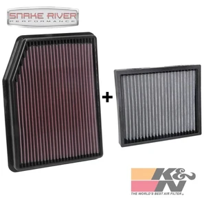 Filtro de aire y filtro de cabina K&N para Chevy Silverado GMC Sierra 1500 19-25 5,3 L 6 - Imagen 1 de 10